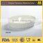 porcelain au gratin microwave oval baking dish