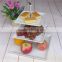 2015 new product factory directly fruit plates, 3 tiers fruit plate