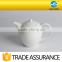 9" white durable ceramic coffee pot