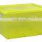 45/90 liter bright clear color box with solid color lid not fabric