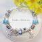 New Stock Fashion Jewelry Glass Beads Diamond Charm Bracelet