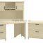 Volcano Dusk L-Shape Office Set with Bun Feet/office table executive 2 person desk office desk