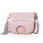2016 spring and summer fashion crocodile pattern small square package fringed shoulder bag