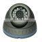 High resolution 1000TVL cctv camera Vandalproof mini dome camera with 24pcs LED