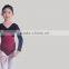 C2018 velvet girls wearing leotards wholesale red long sleeve leotard ballet girl leotard