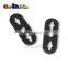 7/16*1/8"(11*4mm) 3 Holes Flat Soft Sliding Pointed Oval Cord Lock Stopper For Shoelace Or Sportswear Accessories #FLS105