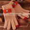 Best Sellers Small And Lovely Ribbon Touch Screen Gloves For Christmas 2015 For Smart Devices