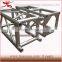 Aluminum stage truss system with wings