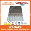 1170*420mm 0.4mm thickness stone coated metal roofing tile factory in guangzhou