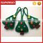V-509 customize handmade knitted christmas tree ornaments with buttons christmas decoration hanging toy ornament gift