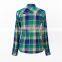 Wholesale clothes turkey style plaid shirt girls clothes