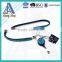 Customized crystal rhinestone lanyard with id badge holder