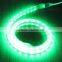 Topsung SMD5050 double row waterproof amber flexible 5050 waterproof led strip light 120led/m green color