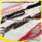 mix colors indian braided feather long elastic hair bands