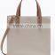 New Custom High Quality Fashionable Mini PU Tote and Shoulder Handbag Shopping Bag for Women