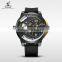 WEIDE Top Brand Watch Mens Dual Time Watch Big Black Dial Japan Movt Quartz Watch Stainless Steel Back Water Resistant 30m Compl