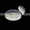 Calcium fluoride glass lens for red dot sight
