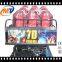 7D cinema system with3d movies gun shooting games