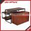 Brown Melamine MDF Floor Standing Sliding Door Wardrobe