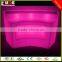 New Stylish RGB Light Colours Changing illuminated LED Curved Bar Counter For Nightclub