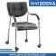 Leather chair arm covers armchair with casters