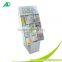 top quality paper display stand cardboard floor books display