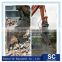 Construction demolition tool excavator hydraulic pulverizer rock crusher for sale