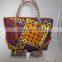 Beautiful African wax print fabric woman handbag wax tote bag