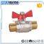 ART.1021 1/2" 3/4" brass angle ball valve switch CE/ISO approved high pressure and forged manual power ball valve made in China