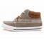 European Style Lace-up Suede Leather Upper Ankle Casual Shoes for Kids
