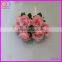wholesale 9 heads silk rose bunch wedding artificial rose flower
