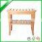 100% nature bamboo durable sitting stool for bathroom