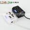 Wholesale T-type and Light Plastic Casing 480MBPS 4 port usb 2.0 hub with Led indicators