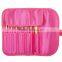 7Pcs Makeup Brushes Cosmetic Make up Brush Set Rose Red Fitted Folding Case Makeup Brushes Kit