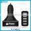 2015 new arrival universal 5 usb ports car chargers 12a with ce fcc rohs made in China