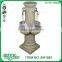 32" sandstone round rock hollow outdoor garden fountain