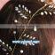 Women Flower Floral Pearl Bridal Decoration Plastic Flower Garland Party Bridal Headband Hair Band