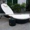 Foldable Apple Rattan Daybed Lounge Spacing-save