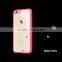 Wholesale Hard Back PC Plastic Transparent clear tpu bumper Cell mobile phone Cover Case for iPhone 6 6s 6plus