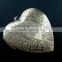 39mm big flower heart shape vintage style antiqued bronze flower photo locket DIY pendant charm jewelry supplies 1131052