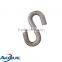 metal bulk S hook/ S shaped metal hooks,closed s hook for sale
