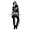 Pretty steps China women girls sexy tight leg long pants black 2016