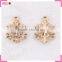 Rose imitation gold snowflake imitation jewelry pendant, heavy designer imitation gold pendant for necklace
