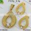 Hot Gold Color 22k Gold Stainless Steel Jewelry Set China Wholesale
