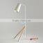 One-arm Metal Wood Tripod Standing Floor Lamp / Light