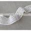 Factory wholesale promotion cheap 2.5cm snow-white bridal decorative lace