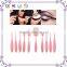 10pcs Hot Selling Beauty Tools Pink Oval Makeup Brushes