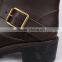 custom made varies cheap waterproof glossy or matte women PVC wellington rain boot with buckle