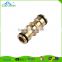 Custom Precision Brass Quick Hose Pipe Joint Connector Male to Male Garden Pipe Extension