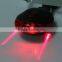 3 LED Lamps Waterproof Cycling Seatpost BikeTaillight Warning Flashing Light with Dual Laser Lines for Bicycle Accessories